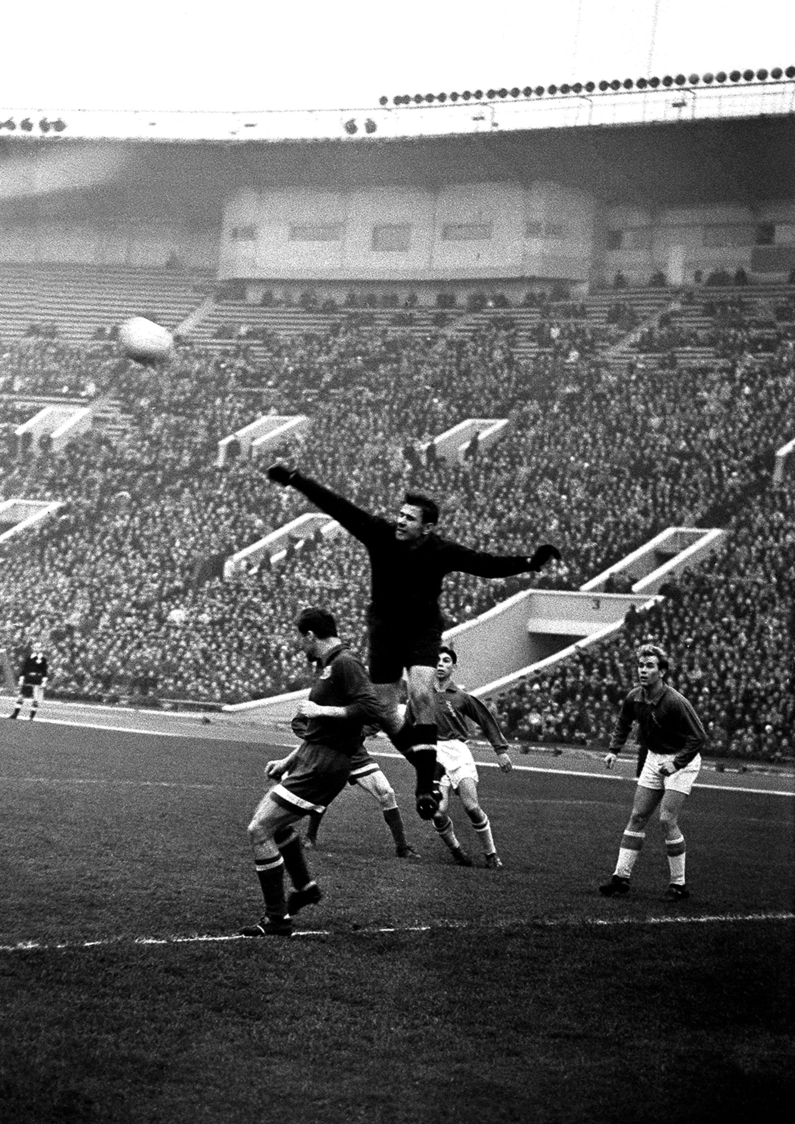 Lev Yashin en 1962, archivo histórico de Moscú